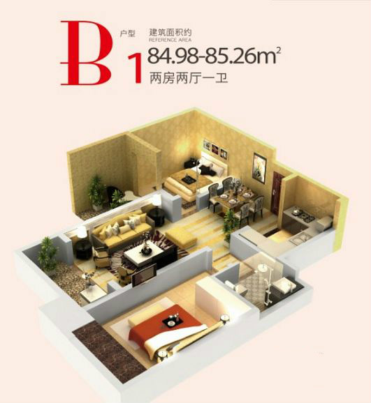 點擊圖片放大 B1戶型