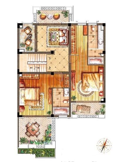點擊圖片放大 240平C戶型