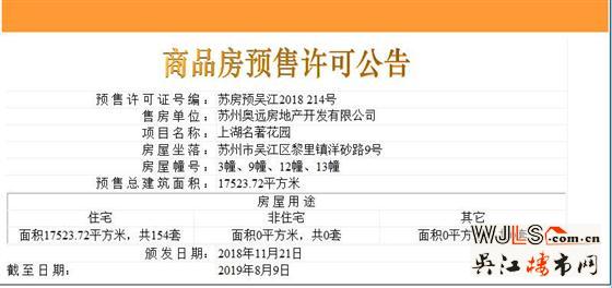 上湖名著新領(lǐng)預售證 備案價18925-24825.01元/平