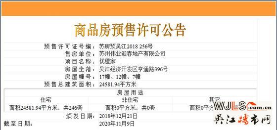 偉業(yè)優(yōu)橙家領證 預計年底加推