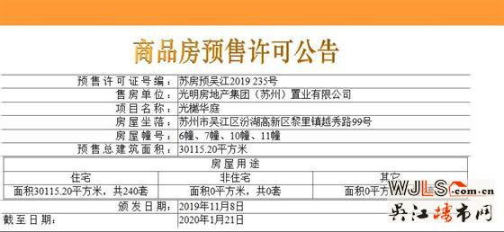 光樾華庭240套住宅領(lǐng)證  預(yù)計(jì)11月中下旬加推