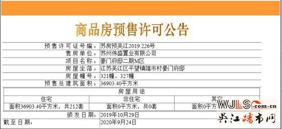 豪門府邸領(lǐng)預(yù)售證 備案價10291-11791元/平