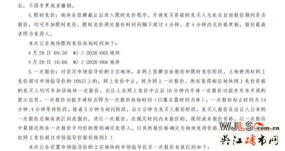吳江新掛兩宗宅地!兩地塊起拍樓面價7650元/平米