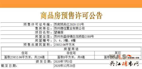 德信望瀾庭首領(lǐng)預(yù)售證  預(yù)計(jì)7月底開盤