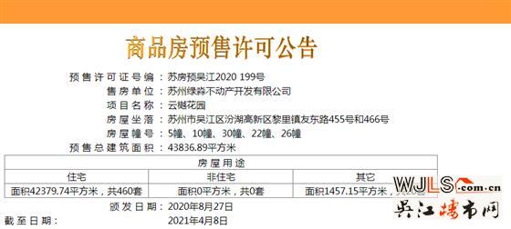 國風云樾花園領預售證  備案價17394-21021元/㎡