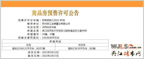 中建河風(fēng)印月領(lǐng)預(yù)售證  備案均價(jià)19580元/平米