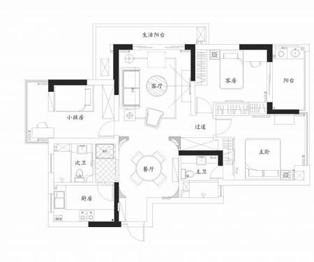 細(xì)致女人裝修簡約90平方 精致到骨子里的小家