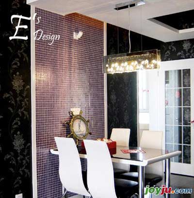 黑色VS紅色時(shí)尚裝修 二房二廳簡(jiǎn)約風(fēng)格